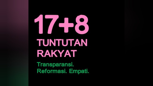 17+8 tuntutan rakyat. [X]